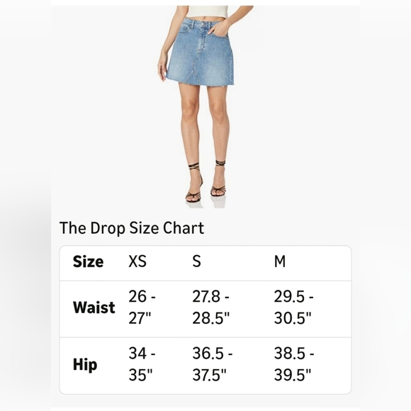 The Drop Arhaan Denim Mini
Skirt #1204 - Picture 8 of 8